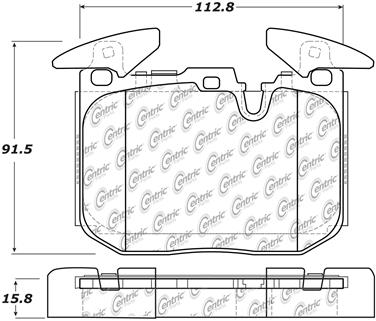 Disc Brake Pad Set CE 105.16090