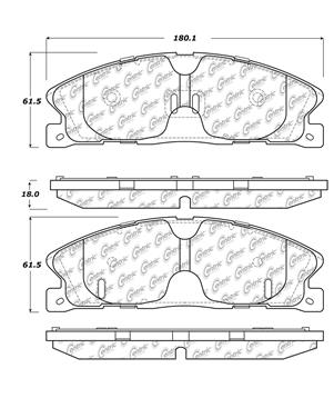 Disc Brake Pad Set CE 105.16110