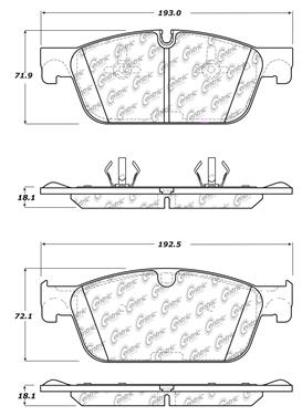 Disc Brake Pad Set CE 105.16361