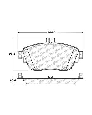 Disc Brake Pad Set CE 105.16940