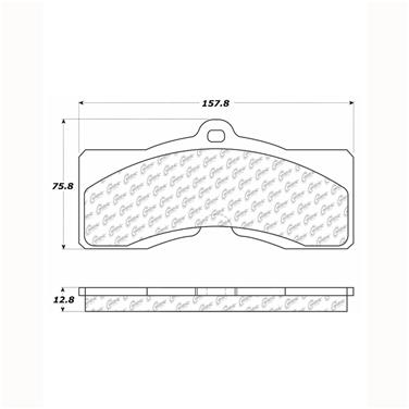 Disc Brake Pad Set CE 106.00080