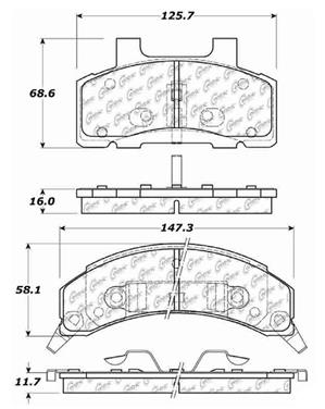 Disc Brake Pad Set CE 106.02150