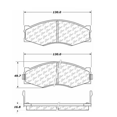 Disc Brake Pad Set CE 106.02660