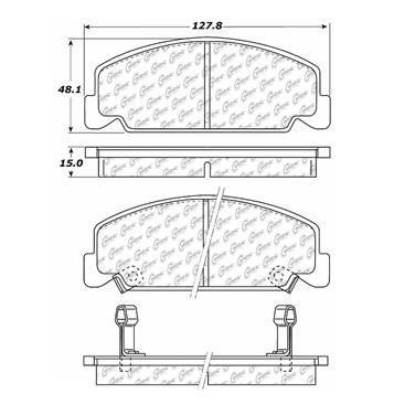 Disc Brake Pad Set CE 106.02730