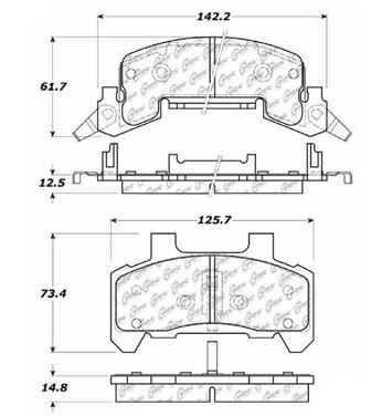 Disc Brake Pad Set CE 106.02890