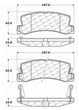 Disc Brake Pad Set CE 106.03250