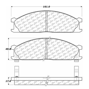 Disc Brake Pad Set CE 106.03330