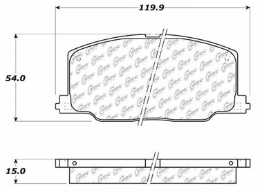 Disc Brake Pad Set CE 106.03560