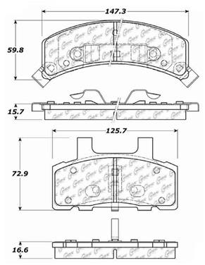 Disc Brake Pad Set CE 106.03680