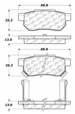 Disc Brake Pad Set CE 106.03740