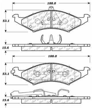 Disc Brake Pad Set CE 106.04210