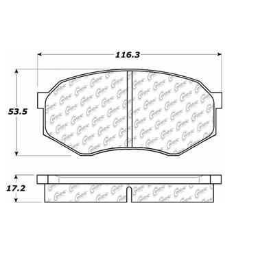 Disc Brake Pad Set CE 106.04330