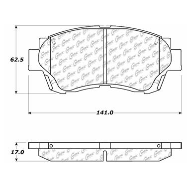 Disc Brake Pad Set CE 106.04760