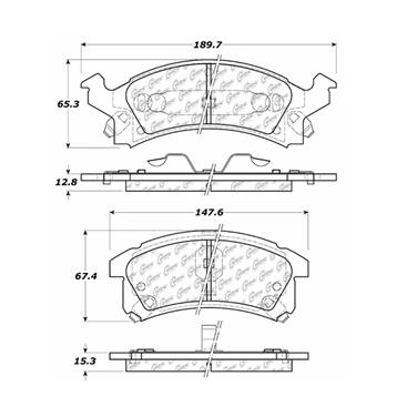 Disc Brake Pad Set CE 106.05060