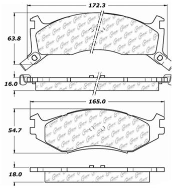 Disc Brake Pad Set CE 106.05240