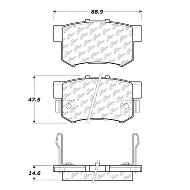 Disc Brake Pad Set CE 106.05370