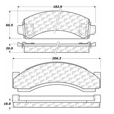 Disc Brake Pad Set CE 106.05430