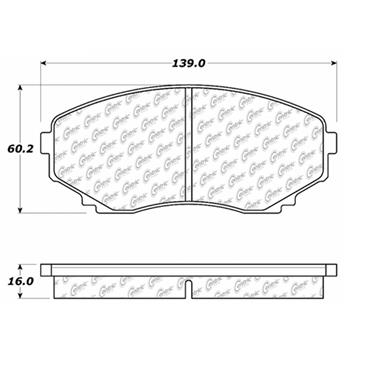 Disc Brake Pad Set CE 106.05510