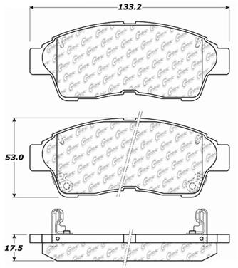 Disc Brake Pad Set CE 106.05621