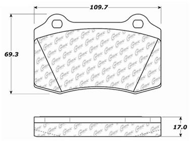 Disc Brake Pad Set CE 106.05920