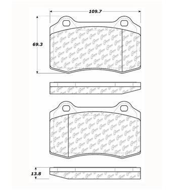 Disc Brake Pad Set CE 106.05921