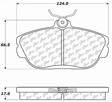 Disc Brake Pad Set CE 106.06010