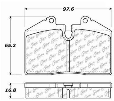 Disc Brake Pad Set CE 106.06080