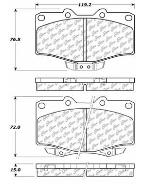 Disc Brake Pad Set CE 106.06110