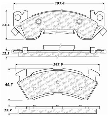 Disc Brake Pad Set CE 106.06140