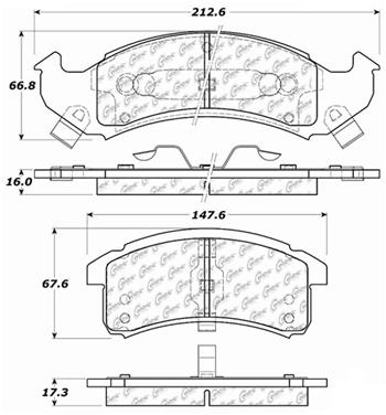 Disc Brake Pad Set CE 106.06230