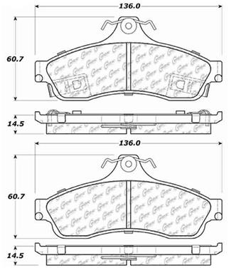 Disc Brake Pad Set CE 106.06280