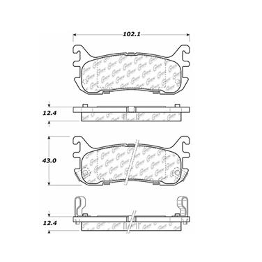 Disc Brake Pad Set CE 106.06360