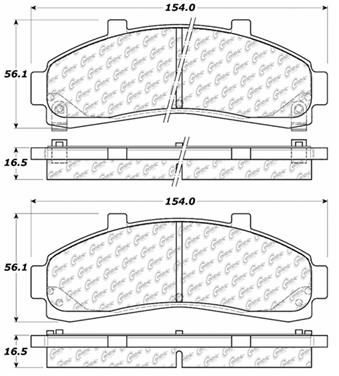 Disc Brake Pad Set CE 106.06520