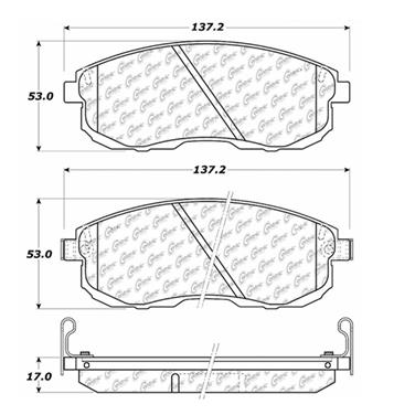 Disc Brake Pad Set CE 106.06530