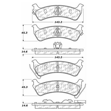 Disc Brake Pad Set CE 106.06660