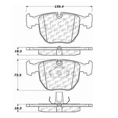 Disc Brake Pad Set CE 106.06810