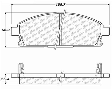 Disc Brake Pad Set CE 106.06910