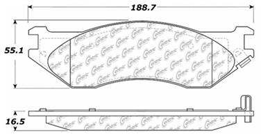 Disc Brake Pad Set CE 106.07020