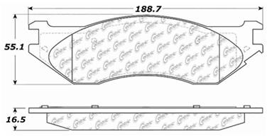 Disc Brake Pad Set CE 106.07022