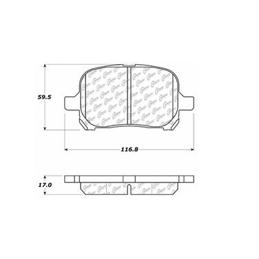 Disc Brake Pad Set CE 106.07070