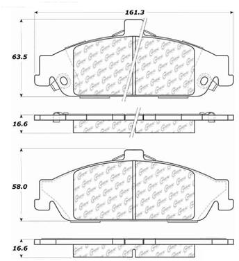 Disc Brake Pad Set CE 106.07270