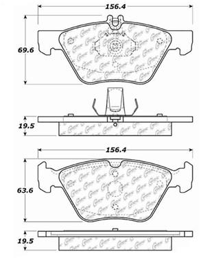 Disc Brake Pad Set CE 106.07400