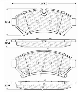 Disc Brake Pad Set CE 106.07530