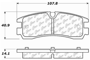 Disc Brake Pad Set CE 106.07540