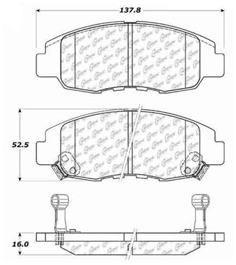 Disc Brake Pad Set CE 106.07641