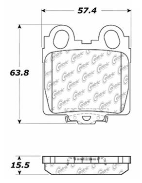 Disc Brake Pad Set CE 106.07710