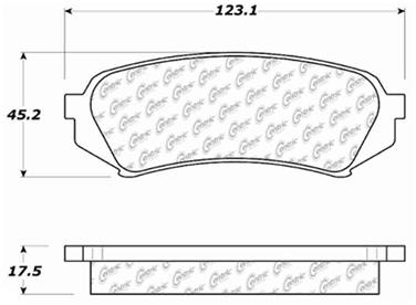 Disc Brake Pad Set CE 106.07730