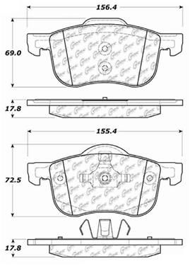 Disc Brake Pad Set CE 106.07940