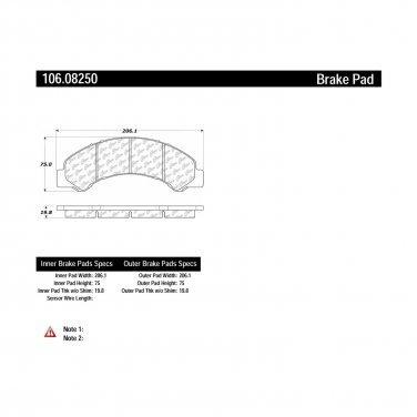 Disc Brake Pad CE 106.08250