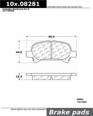 Disc Brake Pad Set CE 106.08281